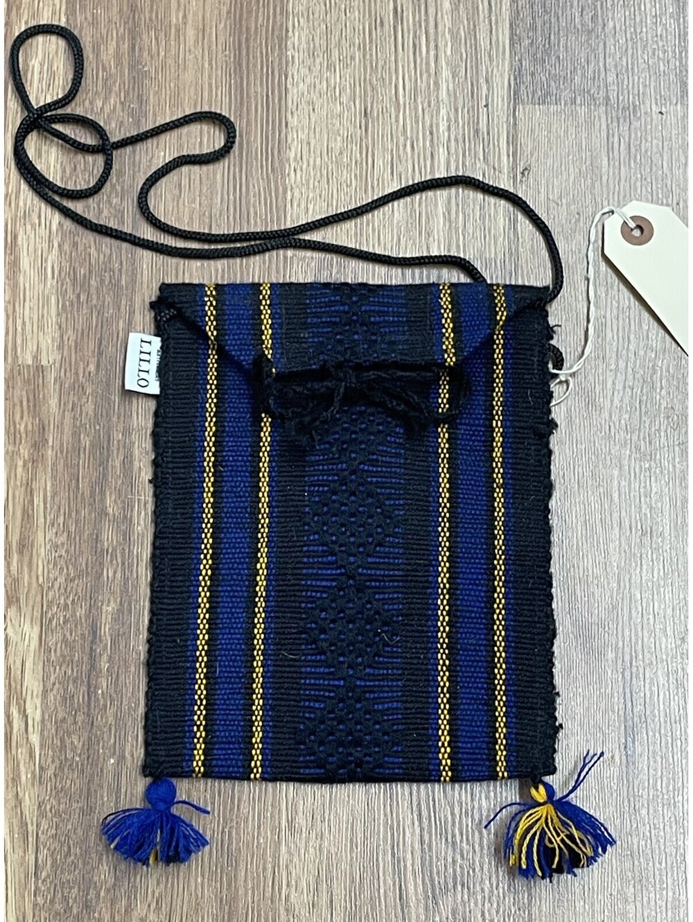 Woven Passport Holder Crossbody Festival Stash Travel Bag Hippie Reggae Unisex